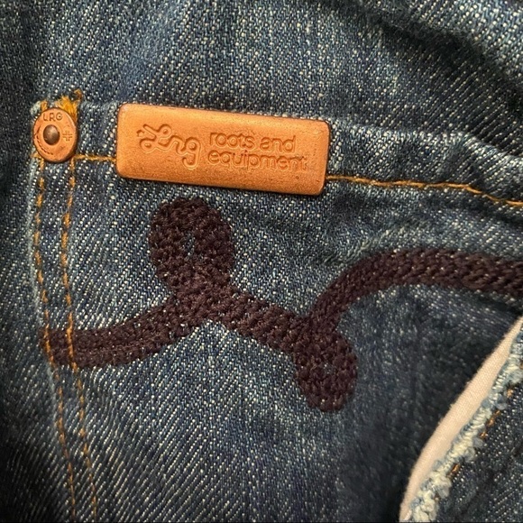 Vintage LRG Men Blue Jeans Size 34-Made in Hong Kong - Picture 7 of 11